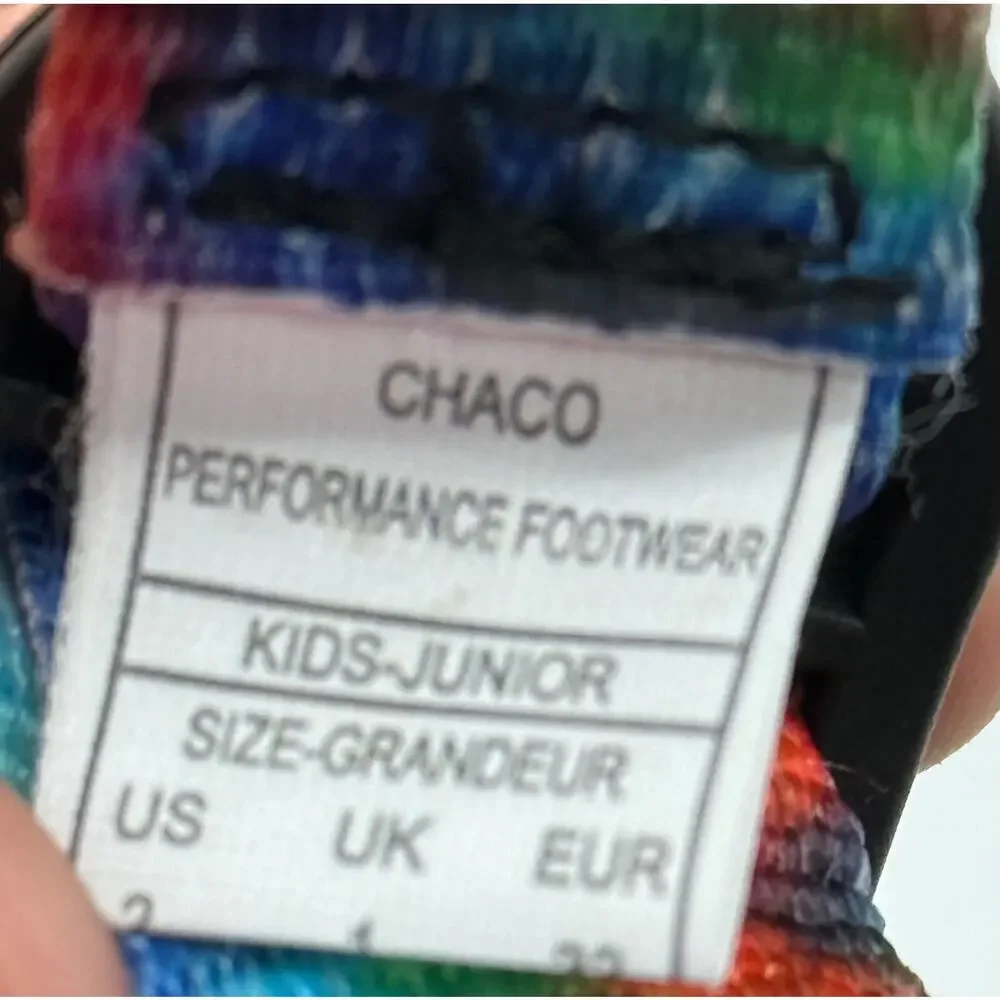 Chaco Chillos Tie Dye Slide Sandals K2 Size Kids 2